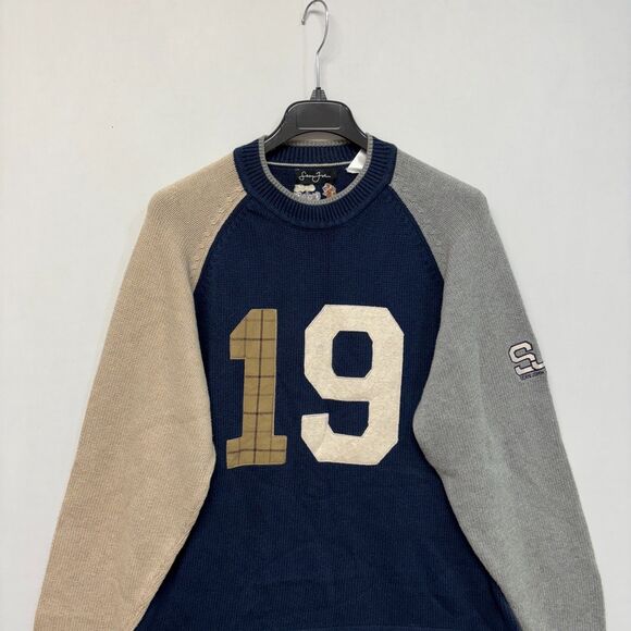 Vintage Sean John Men Embroidered Knit Sweater Size XXL 2XL Hip Hop Y2K D051 -3 - Picture 11 of 16